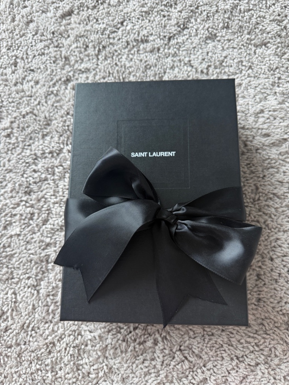 Saint Laurent Beige Quilted Leather Crossbody with Gold YSL Chain - Picture 12 of 12